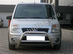 F. Connect Bullbar inox B001 (1) Bullbar inox Ford Connect, bullbar poliuretan Ford Connect, praguri inox Ford Connect, praguri aluminiu Ford Connect, toros-uri Ford Connect, scut metalic motor...
