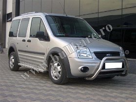 F. Connect Bullbar inox B001 Bullbar inox Ford Connect, bullbar poliuretan Ford Connect, praguri inox Ford Connect, praguri aluminiu Ford Connect, toros-uri Ford Connect, scut metalic motor...