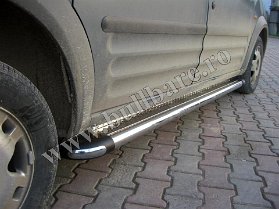 F. Connect Praguri inox P003 Bullbar inox Ford Connect, bullbar poliuretan Ford Connect, praguri inox Ford Connect, praguri aluminiu Ford Connect, toros-uri Ford Connect, scut metalic motor...