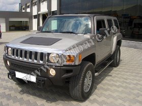 Hummer H3 09 Praguri inox (1) Bullbar inox Hummer, bullbar poliuretan Hummer, praguri inox Hummer, praguri aluminiu Hummer, toros-uri Hummer, scut metalic motor Hummer, carlig tractare...