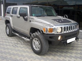 Hummer H3 09 Praguri inox Bullbar inox Hummer, bullbar poliuretan Hummer, praguri inox Hummer, praguri aluminiu Hummer, toros-uri Hummer, scut metalic motor Hummer, carlig tractare...