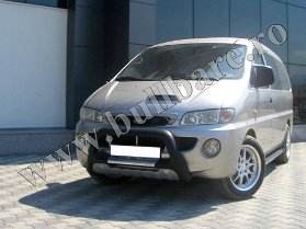 Hyundai H1 97-07 Bullbar poliuretan BP006 Bullbar inox Hyundai H1 '97-'07, bullbar poliuretan Hyundai H1 '97-'07, praguri inox Hyundai H1 '97-'07, praguri aluminiu Hyundai H1 '97-'07, toros-uri Hyundai...