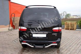 Hyundai H1 97-07 Bullbar spate BS017 Bullbar inox Hyundai H1 '97-'07, bullbar poliuretan Hyundai H1 '97-'07, praguri inox Hyundai H1 '97-'07, praguri aluminiu Hyundai H1 '97-'07, toros-uri Hyundai...