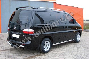Hyundai H1 97-07 Toros-uri T001 Bullbar inox Hyundai H1 '97-'07, bullbar poliuretan Hyundai H1 '97-'07, praguri inox Hyundai H1 '97-'07, praguri aluminiu Hyundai H1 '97-'07, toros-uri Hyundai...