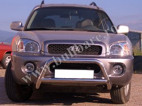 H. Santa Fe '01-'06 Bullbar inox B001 Bullbar inox Hyundai Santa Fe '01-'06, bullbar poliuretan Hyundai Santa Fe '01-'06, praguri inox Hyundai Santa Fe '01-'06, praguri aluminiu Hyundai Santa Fe...