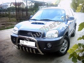 H. Santa Fe '01-'06 Bullbar inox B004A 3 Bullbar inox Hyundai Santa Fe '01-'06, bullbar poliuretan Hyundai Santa Fe '01-'06, praguri inox Hyundai Santa Fe '01-'06, praguri aluminiu Hyundai Santa Fe...