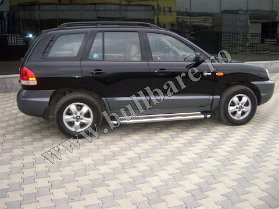 H. Santa Fe '01-'06 Praguri inox P003 1 Bullbar inox Hyundai Santa Fe '01-'06, bullbar poliuretan Hyundai Santa Fe '01-'06, praguri inox Hyundai Santa Fe '01-'06, praguri aluminiu Hyundai Santa Fe...