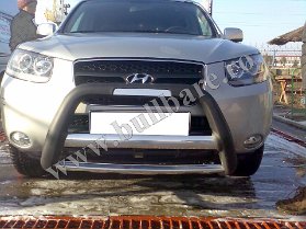 H. Santa Fe '07-'12 Bullbar BP002 2 Bullbar inox Hyundai Santa Fe '07-'12, bullbar poliuretan Hyundai Santa Fe '07-'12, praguri inox Hyundai Santa Fe '07-'12, praguri aluminiu Hyundai Santa Fe...