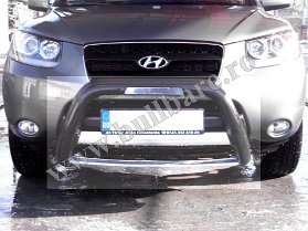H. Santa Fe '07-'12 Bullbar BP002 3 Bullbar inox Hyundai Santa Fe '07-'12, bullbar poliuretan Hyundai Santa Fe '07-'12, praguri inox Hyundai Santa Fe '07-'12, praguri aluminiu Hyundai Santa Fe...