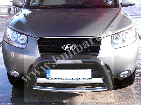 H. Santa Fe '07-'12 Bullbar BP002 4 Bullbar inox Hyundai Santa Fe '07-'12, bullbar poliuretan Hyundai Santa Fe '07-'12, praguri inox Hyundai Santa Fe '07-'12, praguri aluminiu Hyundai Santa Fe...