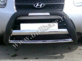 H. Santa Fe '07-'12 Bullbar BP002 7 Bullbar inox Hyundai Santa Fe '07-'12, bullbar poliuretan Hyundai Santa Fe '07-'12, praguri inox Hyundai Santa Fe '07-'12, praguri aluminiu Hyundai Santa Fe...