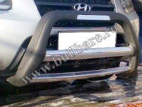 H. Santa Fe '07-'12 Bullbar BP002 Bullbar inox Hyundai Santa Fe '07-'12, bullbar poliuretan Hyundai Santa Fe '07-'12, praguri inox Hyundai Santa Fe '07-'12, praguri aluminiu Hyundai Santa Fe...
