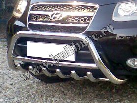 H. Santa Fe '07-'12 Bullbar inox B004 Bullbar inox Hyundai Santa Fe '07-'12, bullbar poliuretan Hyundai Santa Fe '07-'12, praguri inox Hyundai Santa Fe '07-'12, praguri aluminiu Hyundai Santa Fe...
