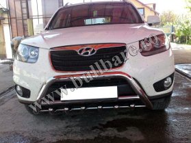 H. Santa Fe '13+ Bullbar inox B004 2 Bullbar inox Hyundai Santa Fe '13+, bullbar poliuretan Hyundai Santa Fe '13+, praguri inox Hyundai Santa Fe '13+, praguri aluminiu Hyundai Santa Fe '13+,...