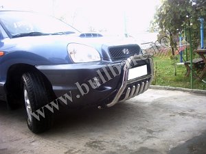 HYUNDAI SANTA FE '01-'06 Bullbar inox Hyundai Santa Fe '01-'06, bullbar poliuretan Hyundai Santa Fe '01-'06, praguri inox Hyundai Santa Fe...