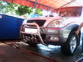 H. Terracan '04-'07 Bullbar inox B004 2 Bullbar inox Hyundai Terracan '04-'07, bullbar poliuretan Hyundai Terracan '04-'07, praguri inox Hyundai Terracan '04-'07, praguri aluminiu Hyundai Terracan...