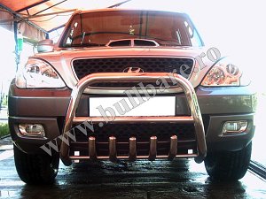 H. Terracan '04-'07 Bullbar inox Hyundai Terracan '04-'07, bullbar poliuretan Hyundai Terracan '04-'07, praguri inox Hyundai Terracan...