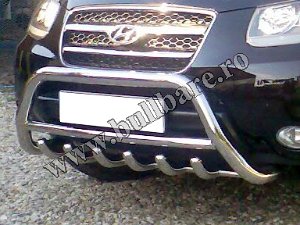 HYUNDAI SANTA FE Bullbar inox Hyundai Santa Fe, bullbar poliuretan Hyundai Santa Fe, praguri inox Hyundai Santa Fe, praguri aluminiu...